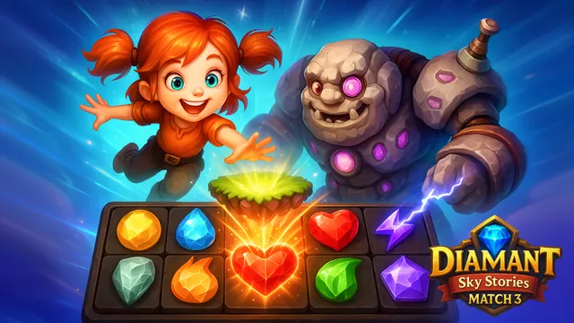 Diamant: Match 3 Sky Story, juego online