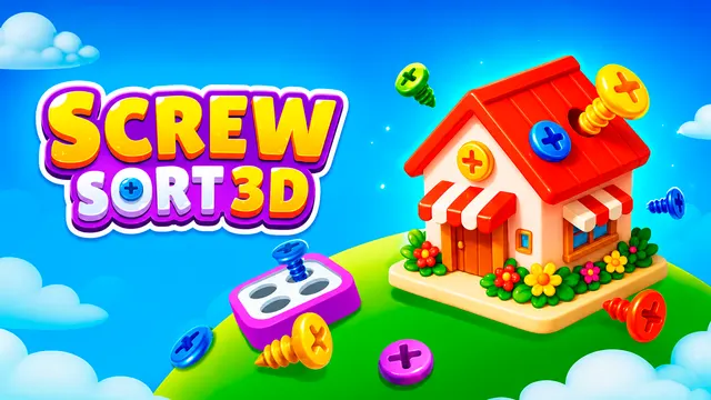 Screw Sort 3D, juego online